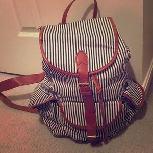Nautical-inspired backpack